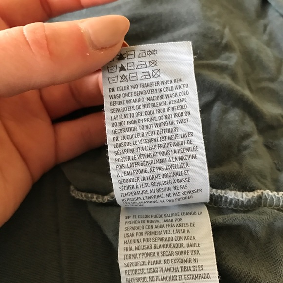 AEO Blue Printed Tank Top - Picture 6 of 6